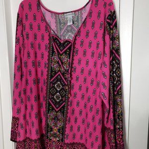 Caherines 3X PINK Blouse - lightly used